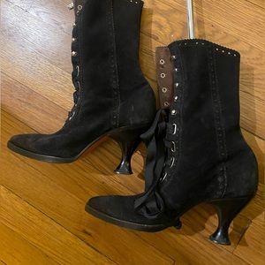 RARE VTG Jean Paul Gaultier Victorian Ankle Boots